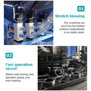 Machine de moulage par soufflage de bouteilles d'eau OCEAN <span class=keywords><strong>20</strong></span> <span class=keywords><strong>litres</strong></span> Machine de moulage par soufflage de bouteilles d'animaux 20l d'<span class=keywords><strong>occasion</strong></span> - Product Image 3