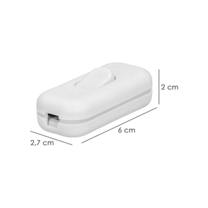 Interruttore in linea bianco 2A. - Product Image 2
