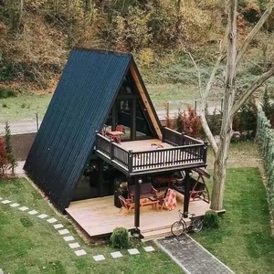 Casa Contenedor Vacacional Transpirable en Forma de A, Contemporánea, con 2 Pisos, Balcón, Atracción Turística, Fácil Instalación - Product Image 5