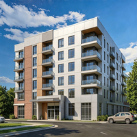 Edificio Prefabricado de Estructura de Acero, Apartamento de Estructura de Acero que Ofrece un Excelente Rendimiento de Ahorro Energético a Largo Plazo