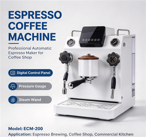 เครื่องชงกาแฟเอสเพรสโซแบบกึ่งอัตโนมัติเชิงพาณิชย์ หม้อต้มคู่ สำหรับร้านกาแฟ - Product Image 3