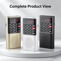 미니 휴대용 328 FM 라디오 MP3 불교 코란 플레이어 LED 디스플레이 충전식 배터리 녹음 마이크 TF 카드 USB 음성 녹음기