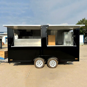 Camion de restauration mobile électrique avec équipement complet pour bière, glaces et café en plein air (construction en acier inoxydable) - Product Image 1