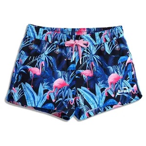 Wholesale Mens Swimwear Men's Swim Trunks Men Beach Shorts OEM Service 100% Polyester Adults Embroidery Swim Trunk