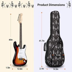 Muestra Gratuita, Venta al por Mayor de Accesorios para Instrumentos Musicales, Funda Impermeable para Mandolina, Guitarra Acústica y Bajo, de Hombro Simple o Doble - Product Image 4