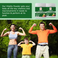 Poudre Multivitaminée la Plus Vendue avec Mélange Minéral – Stimule l'Énergie Naturelle – Complément Herbal en Poudre Saveur Punch aux Fruits