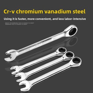 5-32 Mét hộp đôi End Ratchet cờ lê CR-V Chất liệu cờ lê gương đánh bóng kết hợp cờ lê bán buôn Ratchet cờ lê Nhà cung cấp - Product Image 2