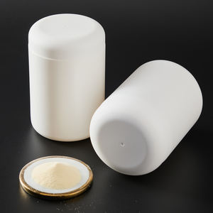 برطمان مسحوق بروتين بلاستيكي مخصص لتعبئة مكمل صالة الألعاب الرياضية مع بنفسجي - Product Image 2