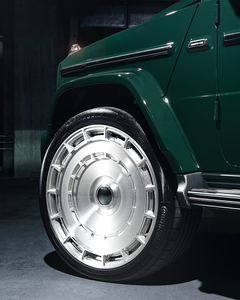 Ruedas de coche de aleación de plata cepillada forjada 20 21 <span class=keywords><strong>22</strong></span> 23 24 pulgadas llanta apta para mercedes-bens Maybach AMG GLS S-Class G55 G63 ruedas - Product Image 1