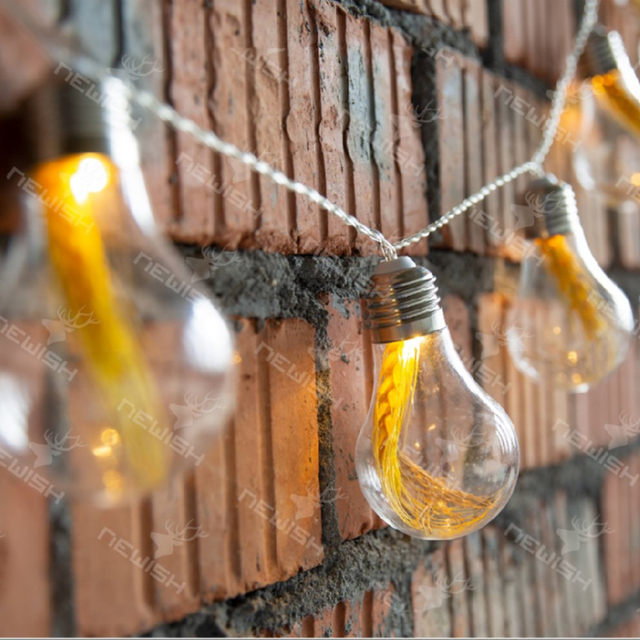 Newish Vintage LED Christmas String Lights Waterproof Outdoor Patio Decorative Bulbs