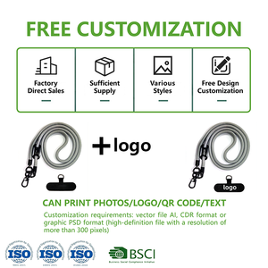 Dây đeo điện thoại chống mất an toàn, kiểu dáng đẹp, quà tặng lễ hội, có khóa kim loại và móc polyester, bền và thời trang - Product Image 5