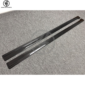 MTN Style Glossy Twill Weave Vacuum Bagged Carbon Fiber Car Bumper Side Skirts for Audi RS6 C7 2008-2010 Retrofit Car Body Kit - Product Image 2