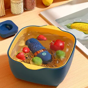 Waterproof and Easy-to-Clean Fruit and Vegetable Cleaner USB-Rechargeable Produce Purifier