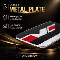 Calcomanía para Auto con Diseño de la Bandera de México, en Aluminio Resistente, Personalizada, Impermeable, Placa Delgada, Gráficos Automotrices con Impresión de Múltiples Procesos