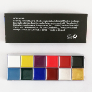 Set di 12 Colori ad Alta Pigmentazione per Trucco Viso e Corpo, Impermeabile, Cosmetici Personalizzati per Feste, Pittura Corporea Sicura - Product Image 4
