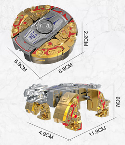 Jouet promotionnel Robot transformable Fidget Spinner, Robot Mecha déformable, Gyroscope, Gadget, Spinners, Jouet gyroscopique pour doigts - Product Image 4
