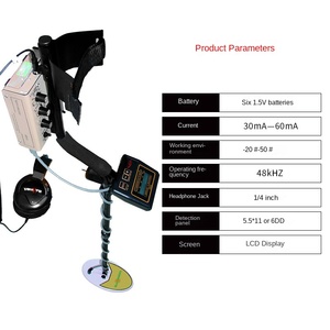 <span class=keywords><strong>Detector</strong></span> de Metais Subterrâneo GMD1 para Exterior com Fonte de Alimentação 12V para Caça ao Tesouro de Ouro e Prata - Product Image 5