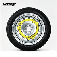 Pneu de secours en aluminium de haute qualité WENQI 245 40R20 245/40ZR17, jante en alliage pleine taille pour berline électrique Xiaomi SU7