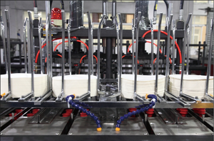 Trung Quốc Thương hiệu mới nhất Công suất BJ-DG500B 150-200pcs/PHÚT giấy tấm máy làm với 4 làn xe - Product Image 3