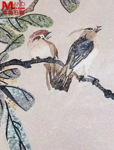 Art Mural Motif Marbre Personnalisé Fait Main Artistique Décoratif Mosaïque <span class=keywords><strong>Peinture</strong></span> pour Mur - Product Image 2