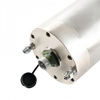Moteur de broche électrique refroidi par eau 5,5 kW, type plat ER25, 24000 tr/min, pour routeur CNC, machine de sculpture et de fraisage du bois