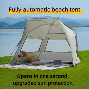 Tenda da Campeggio Portatile per Spiaggia e Parco Quattro Stagioni Una Camera da Letto Montaggio Rapido in Oxford 210D Set Completo di Attrezzatura - Product Image 1