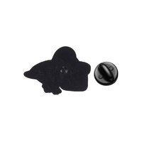 Épinglette en émail personnalisée Pigeon avec pain, Badge métallique oiseau mignon, Épinglette animale amusante, Bijou créatif, Cadeau pour amis