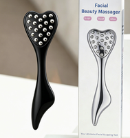 Masseur de beauté à 20 billes en acier inoxydable, rouleau de glace pour les yeux et le visage, appareil de compression froide