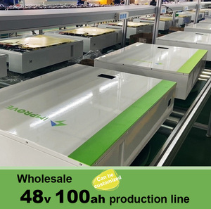 EU kho 48V 100ah-200ah 51.2V EMS pin lithium BMS treo tường 3kw-15kw năng lượng mặt trời lưu trữ năng lượng nhà LiFePO4 10KW 5KW 3KW 15KW - Product Image 6