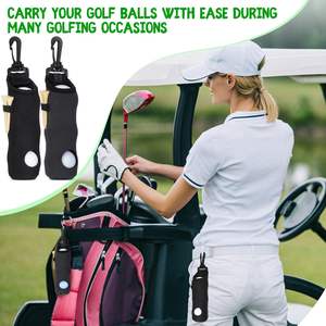 Pochette porte-balles de golf personnalisée avec logo, porte-tee, porte-clés, clip ceinture, sac de transport de golf pour femmes, hommes, cadeaux - Product Image 4