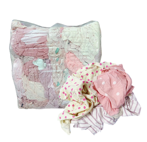 強力な吸油性 100% 綿の廃棄物拭き取り布 拭き取りクロス 綿の清掃用布 Tシャツの清掃用布 - Product Image 2