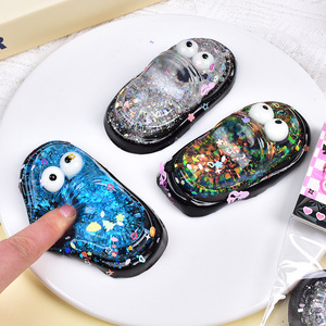 Cute Cartoon Shoe Squeeze <b>Toy</b> with Glitter Filling Soft Stress Relief <b>Desk</b> <b>Toy</b> for Kids Teens and Adults Fun Sensory Gift - Product Image 2