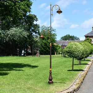 Factory Price <strong>Vintage</strong> Landscape Road LED <strong>Street</strong> <strong>Light</strong> Waterproof Bronze Outdoor Garden Lamp Post Classic LED <strong>Street</strong> Lamp - Product Image 4
