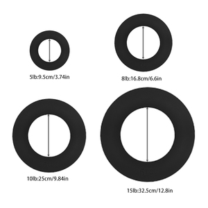 Silicone Coating <b>Strength</b> <b>Training</b> Weight-bearing Hoop Universal Customizable Power Ring for Yoga Pilates - Product Image 2