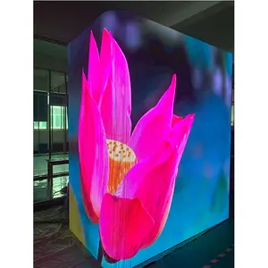 Flexible Led Display Panels Magic Shape Small Flexible Led Screen P4 Indoor Led Display Cylindrical Advertising Screen