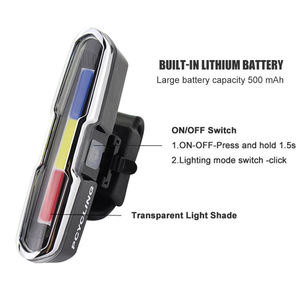 Equipo de Ciclismo Más Vendido, Luces Traseras de <span class=keywords><strong>Bicicleta</strong></span> Súper Brillantes <span class=keywords><strong>para</strong></span> Ciclismo Nocturno, Accesorios de Ciclismo, Luces de <span class=keywords><strong>Bicicleta</strong></span> - Product Image 4