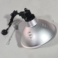 Abat-jour de lampe chauffante en aluminium étanche et pratique, de qualité industrielle, pour couveuse avicole, avec dissipation thermique haute efficacité