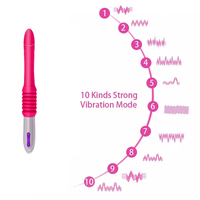 Ferngesteuerte Sexmaschine Vagina G-Punkt-Stimulator Erotisches Gerät Teleskop-Dildo Vibrator Sexspielzeug Luststeigerndes Werkzeug für Frauen