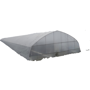 Grande serre commerciale à portée unique, alimentée à l'énergie solaire, avec récolte automatisée, couverture en film PE transparent et structure stable pour les légumes-feuilles - Product Image 1