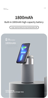 Nouveaux gadgets électroniques 15w 4 en 1 chargeur sans fil avec haut-parleur lumière LED chargeur magnétique sans fil