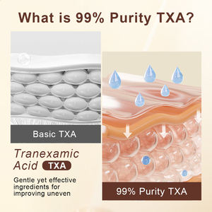 Crème éclaircissante pour le visage à l'arbutine organique, au glutathion et au collagène, réparation, éclaircissement, hydratation profonde, vitamine - Product Image 2