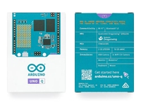 GGDX - Arduino UNO Q 2GB+16GB/4GB+32GB, Compatible con Reconocimiento de Objetivos y Comandos de Voz, ABX00162 QRB2210 STM32U585 MCU