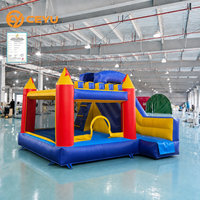 Ceyu Château Gonflable avec Toboggan, Tour et Piscine à Bumper pour Fêtes d'Enfants et Divertissement en Jardin, Usage Commercial, Vente Directe Usine