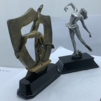 Nouveau trophée de gymnastique rythmique en résine 3D personnalisé en récompense (gymnastique rythmique)