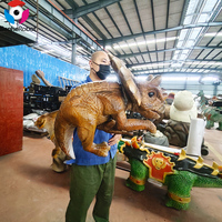 Marionnette de Scène Animatronique Réaliste Bébé Triceratops – Accessoire Interactif Professionnel pour Spectacles et Événements
