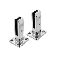 Colliers de fixation en acier inoxydable 304 316 pour balustrade de piscine et escalier en verre, 8-12mm