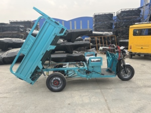 Triciclo Elettrico in Acciaio Motorizzato, <span class=keywords><strong>Motocicletta</strong></span> <span class=keywords><strong>a</strong></span> Tre <span class=keywords><strong>Ruote</strong></span> per Trasporto Merci, Capacità per 6 Persone, Carrozzeria Aperta, >1000W - Product Image 2