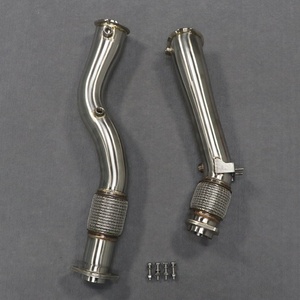 Sport Car Reducer Straight Pipe Downpipe Exhaust System for BMW X3M F97 X4M F98 S58 3.0T Integrated No Welding - Product Image 6
