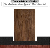 Neues Upgrade Groove Design Runde Filz möbel Moving Sliders für Bett Tisch Sofa Kleider schrank Kühlschrank Klavier