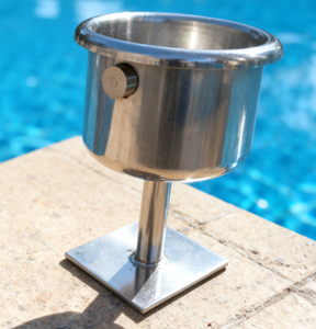 Manguito de Anclaje Flotante de Acero Inoxidable 304 Duradero, Pieza Integrada para Sistemas de <span class=keywords><strong>Piscinas</strong></span> Enterradas - Product Image 1
